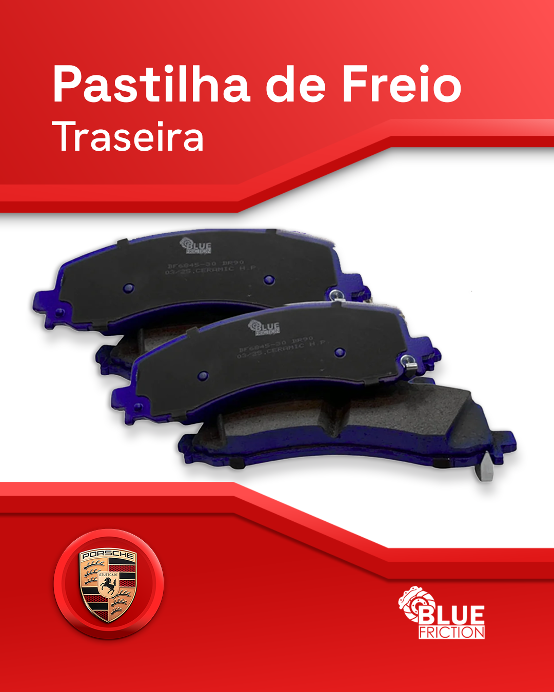 Pastilha de Freio Traseira Cerâmica Volvo – Blue Friction