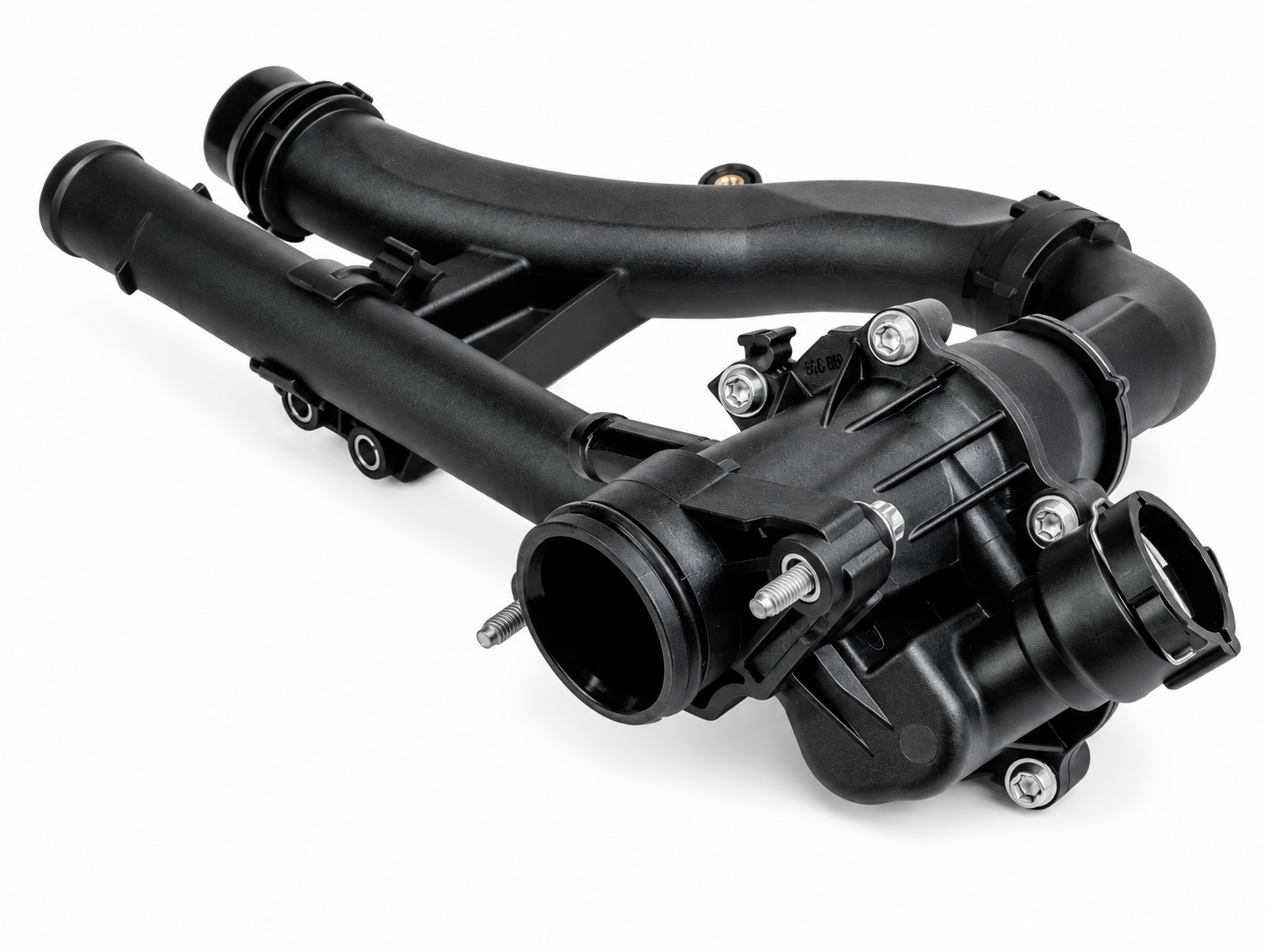 Válvula Termostática com Carcaça Curva – Compatível com Mercedes-Benz C180 / C200 / C300 / GLC