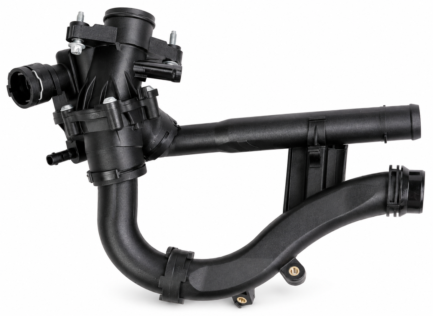 Válvula Termostática com Carcaça Curva – Compatível com Mercedes-Benz C180 / C200 / C300 / GLC
